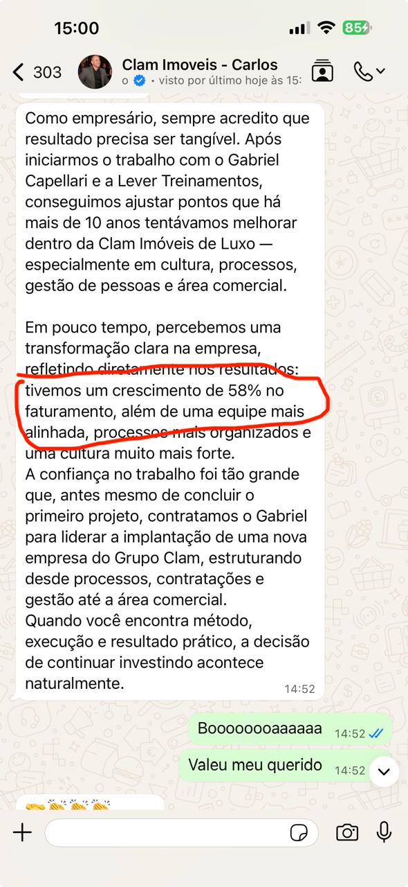 Depoimento Clam Imóveis de Luxo